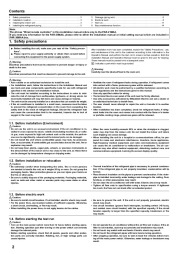 Mitsubishi Electric Owners Manual page 2