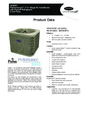 Carrier 24apa7 5pd Heat Air Conditioner Manual page 1