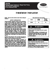 Carrier Owners Manual page 1