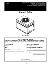 Carrier Owners Manual page 1