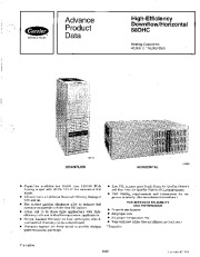 Carrier 58DHC 1APD Gas Furnace Owners Manual page 1