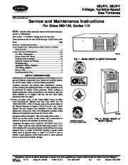 Carrier Owners Manual page 1