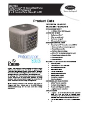 Carrier 25hpa5h 3pd Heat Air Conditioner Manual page 1