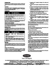 Carrier Owners Manual page 4