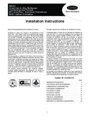 Carrier 58HDV 01SI Gas Furnace Owners Manual page 1