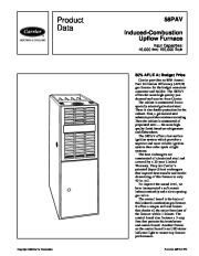 Carrier 58PAV 7PD Gas Furnace Owners Manual page 1