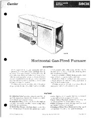 Carrier 58CH 1P Gas Furnace Owners Manual page 1