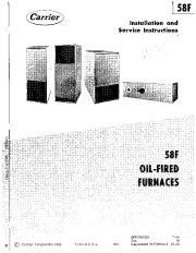 Carrier 58FO501025 Gas Furnace Owners Manual page 1