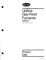Carrier 58GSC 1PD Gas Furnace Owners Manual page 1