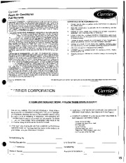 Carrier Owners Manual page 15