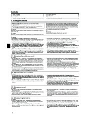 Mitsubishi Electric Owners Manual page 2