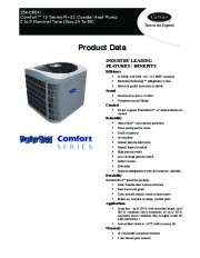 Carrier 25hcr3c 1pd Heat Air Conditioner Manual page 1