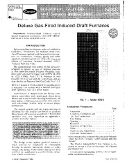 Carrier 58SS 2SI Gas Furnace Owners Manual page 1