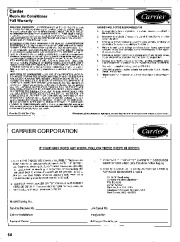 Carrier Owners Manual page 14