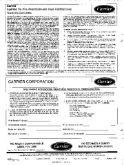 Carrier Owners Manual page 28