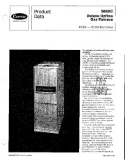 Carrier 58SXC 1PD Gas Furnace Owners Manual page 1