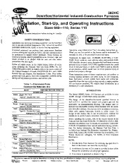 Carrier 58DHC 5SI Gas Furnace Owners Manual page 1