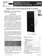 Carrier 58SS 6SI Gas Furnace Owners Manual page 1