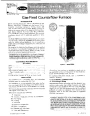 Carrier 58DS 2SI Gas Furnace Owners Manual page 1