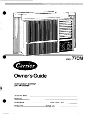 Carrier Owners Manual page 1