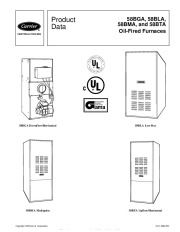 Carrier 58B 58BGA 58BLA 4PD Gas Furnace Owners Manual page 1