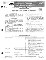 Carrier 58ES 1SIC Gas Furnace Owners Manual page 1