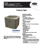 Carrier 24acs3 3pd Heat Air Conditioner Manual page 1