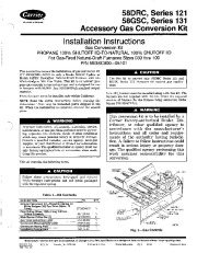 Carrier 58DRC 58GSC 4SI Gas Furnace Owners Manual page 1