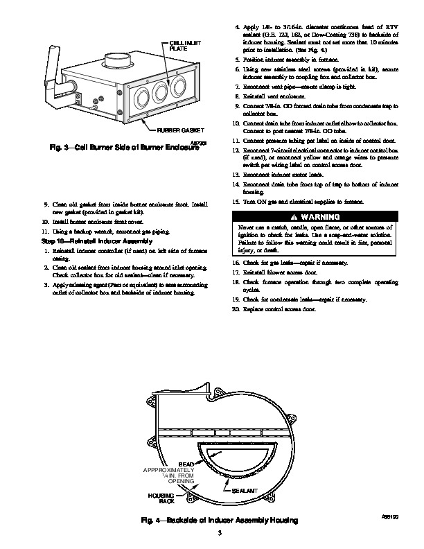 Carrier 58DX 15SI Gas Furnace Owners Manual