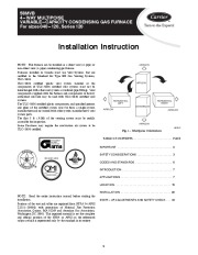 Carrier 58MVB 3SI Gas Furnace Owners Manual page 1
