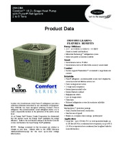 Carrier 25hcb6 1pd Heat Air Conditioner Manual page 1