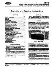 Carrier Owners Manual page 1