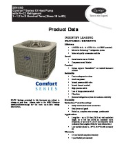 Carrier 25hcs3 2pd Heat Air Conditioner Manual page 1