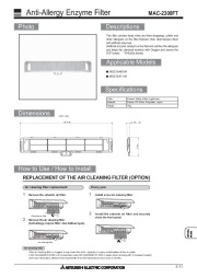 Mitsubishi Electric Owners Manual page 11