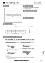 Mitsubishi Electric Owners Manual page 9