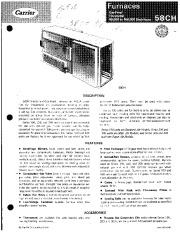 Carrier 58CH 4P Gas Furnace Owners Manual page 1