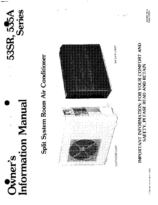 Carrier 53 1 Heat Air Conditioner Manual