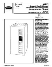 Carrier 58MVP 8PD Gas Furnace Owners Manual page 1