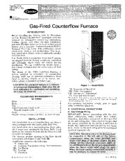 Carrier 58DS 3SI Gas Furnace Owners Manual page 1