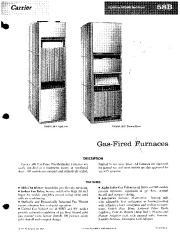 Carrier 58B 3P Gas Furnace Owners Manual page 1