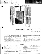 Carrier 58CA 1P Gas Furnace Owners Manual page 1