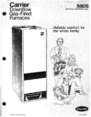 Carrier 58DS 2P Gas Furnace Owners Manual page 1