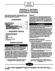 Carrier Owners Manual page 1