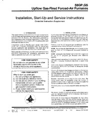 Carrier 58GP 58GS 2SIC Gas Furnace Owners Manual page 1