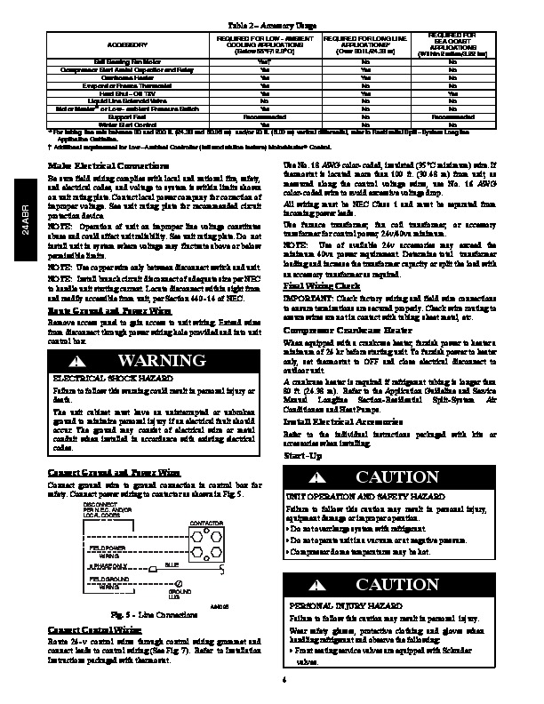 Carrier 24abr 3si Heat Air Conditioner Manual