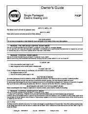 Carrier Owners Manual page 1