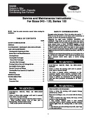 Carrier 58MEB 02SM Gas Furnace Owners Manual page 1