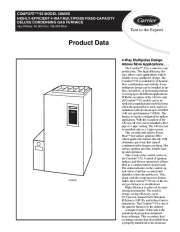 Carrier 58MXB 1PDREVA Gas Furnace Owners Manual page 1