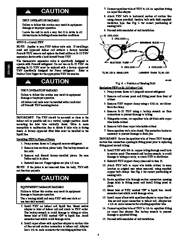 Carrier 25hna 2si Heat Air Conditioner Manual